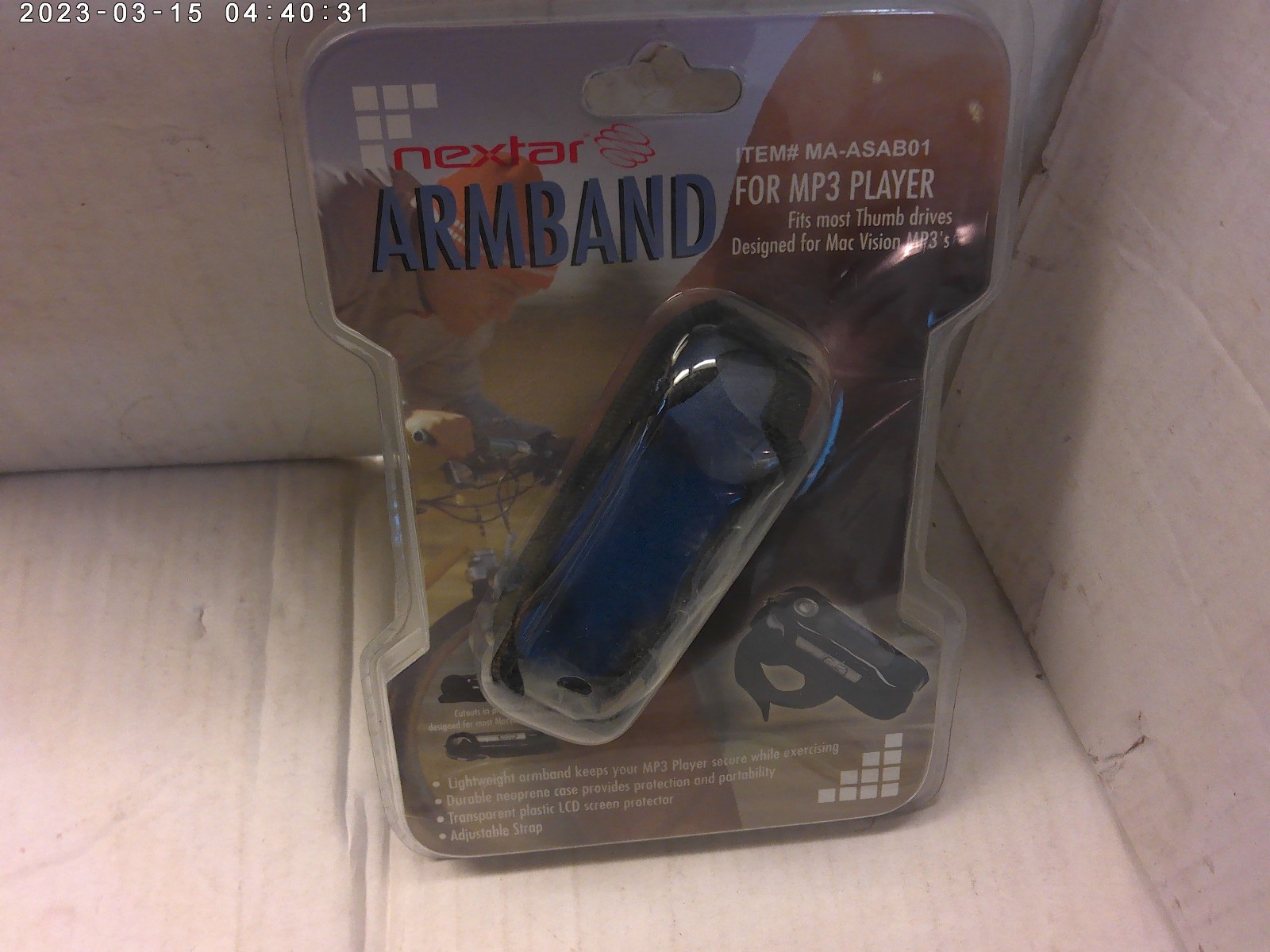 Arm Band Holder For Excersize New Old Stock