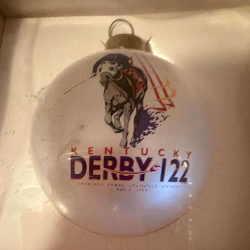 Topperscot Kentucky Derby 122 Classic Collectors Series Ornament 1996