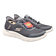 SKECHERS Men's Size 15 NWOB Go Walk Flex Hands Free Slip-Ins Grey Sneakers Shoes