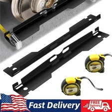 2 Pack Heavy Duty Wheel Alignment Tool Kit with 16ft Tape Measures Black US