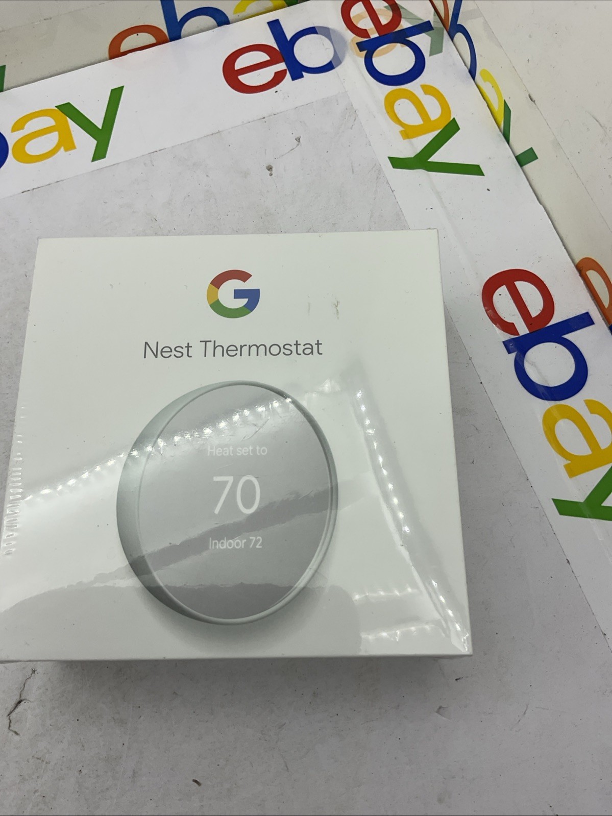 Google Nest WiFi Thermostat Fog Gray