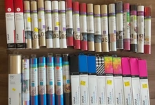 CRICUT  Vinyl Lot of 36 Smart StrongBond Iron-On Permanent Infusible Ink Premium
