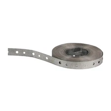 Perforated Metal Hanger Strap 3/4in x 100ft Galvanized Duct HVAC Support Hanging