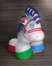 Vintage 1994 Fisher Price Plush Playtime Pony Baby Toy Rattle 90s Horse
