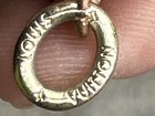 Vintage Louis Vuitton 20” Heavy Gold Tone Chain Necklace Signed LV — photo 3