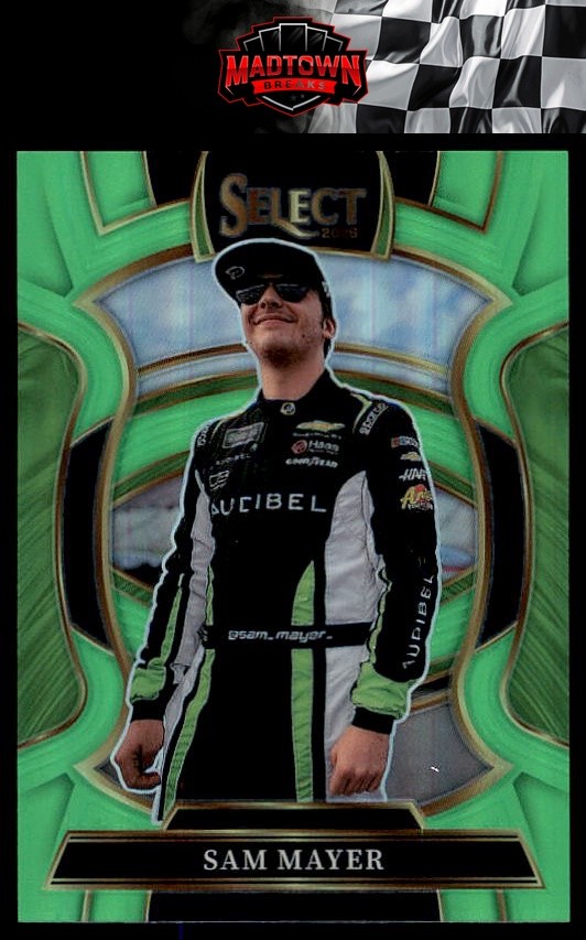 Sam Mayer 2026 Panini Select #89 Neon Green Prizms #/75
