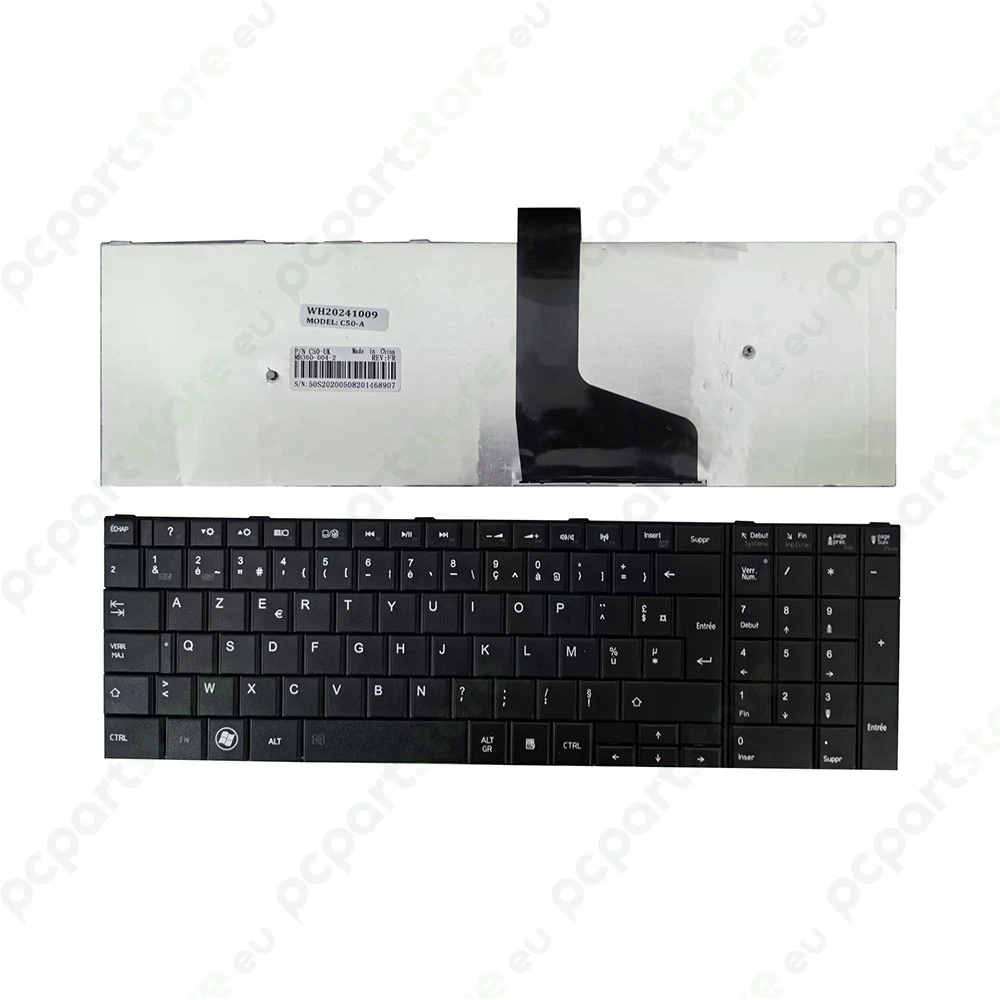 Clavier AZERTY Français Neuf Pour Toshiba Satellite P300 - Noir - Remplacement