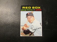 1971 TOPPS#678 GEORGE THOMAS RED SOX EX+/EXMT BT#678