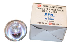 LAMPADA PROIETTORE -EFN -12V 75W -GE per Eumig - Mark S-706 Mark S-807