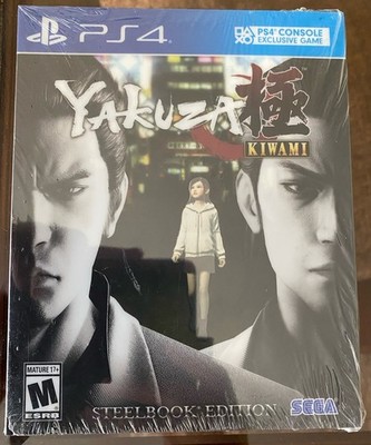 Yakuza Kiwami - Steelbook Edition (Sony PlayStation 4, PS4 2017) New Blue Label