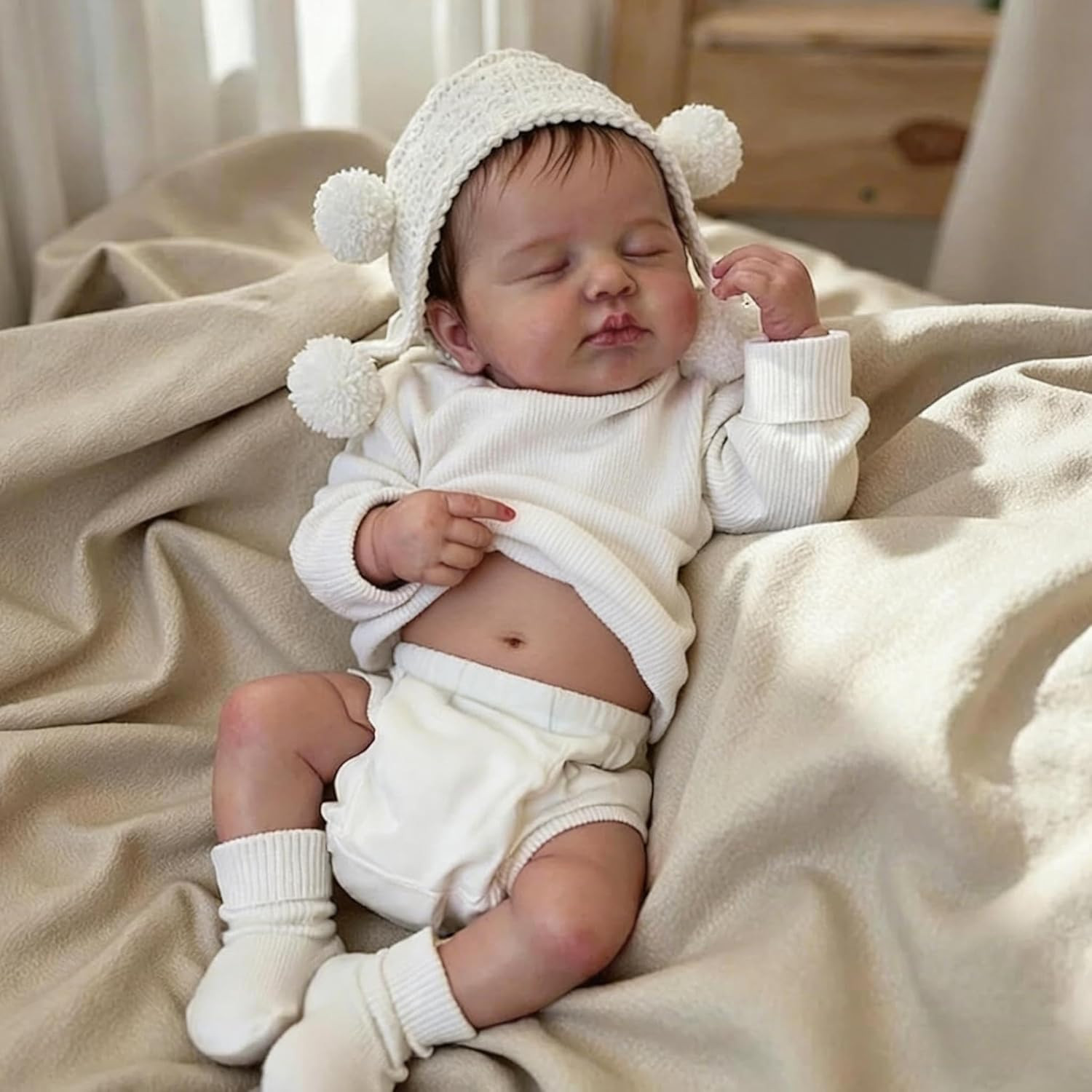 Anano Reborn Baby Dolls Silicone Full Body-20 in Realistic Baby Doll, Full Silic