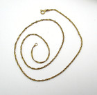 14K Yellow Gold Singapore Chain Necklace 20" 3.4 Gr [N137] — photo 1