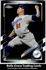 2021 Topps Chrome Update Victor Gonzalez #USC14 Los Angeles Dodgers Rookie MLB 