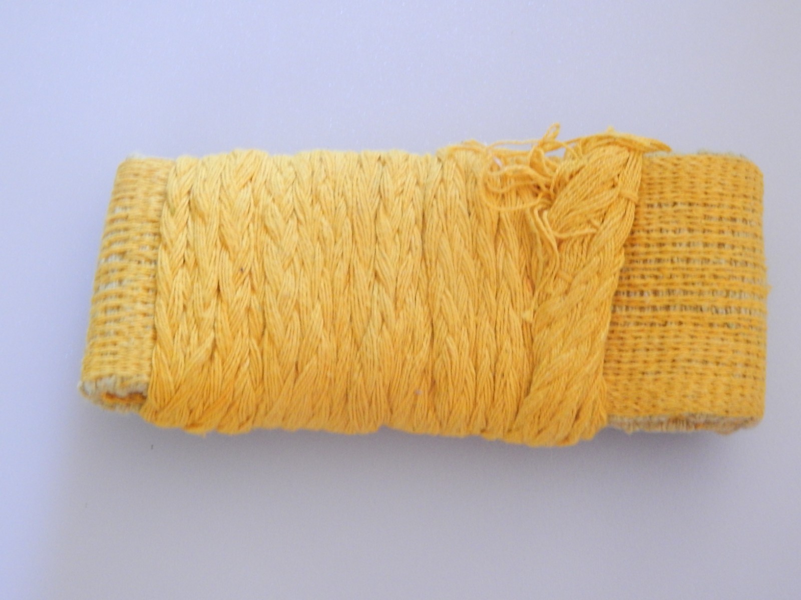 Traditional Kung Fu Cord Belt-Main Belt is 24" Long, Side Braids are 40" Each