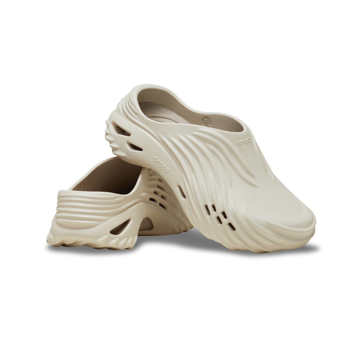 Crocs Echo Wave (Almond Tint) Men's Sandals Slides 210521-0LL | eBay