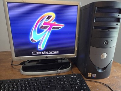 RESTORED DELL/w SSD RETRO GAMING  DUAL BOOT WINDOWS 98 XP NVIDIA GEFORCE 6200
