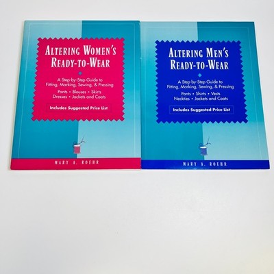Altering Women's Ready-to-Wear & Altering Men's Ready-to-Wear Mary Roehr Lot x 2