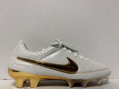 Nike Tiempo Legend RGN FG SE Touch of Gold Mtlc Summit White IF4388-100 Size 9.5