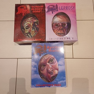 DEATH - Collectors Masks - Scream Bloody Gore - Leprosy - Spiritual Healing RAR!