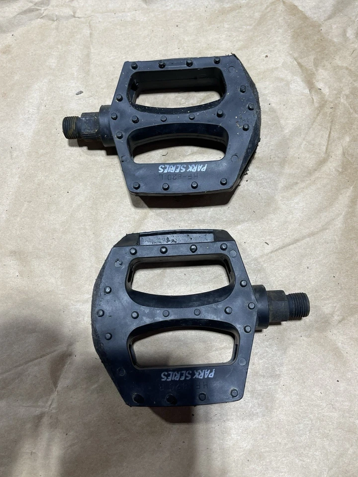 Pedales de bicicleta Tony Hawk Park Series de policarbonato negro plataforma BMX 9/16" Foto 2 de 4