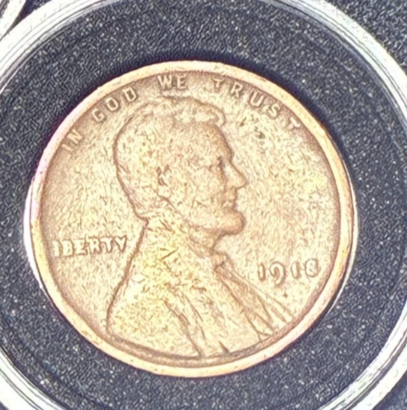 1917 p 1918 p  Lincoln Wheat Penny Lot 2 pc THE EXACT COINS SEEN IN THE PICTURE - Image 3 of 4