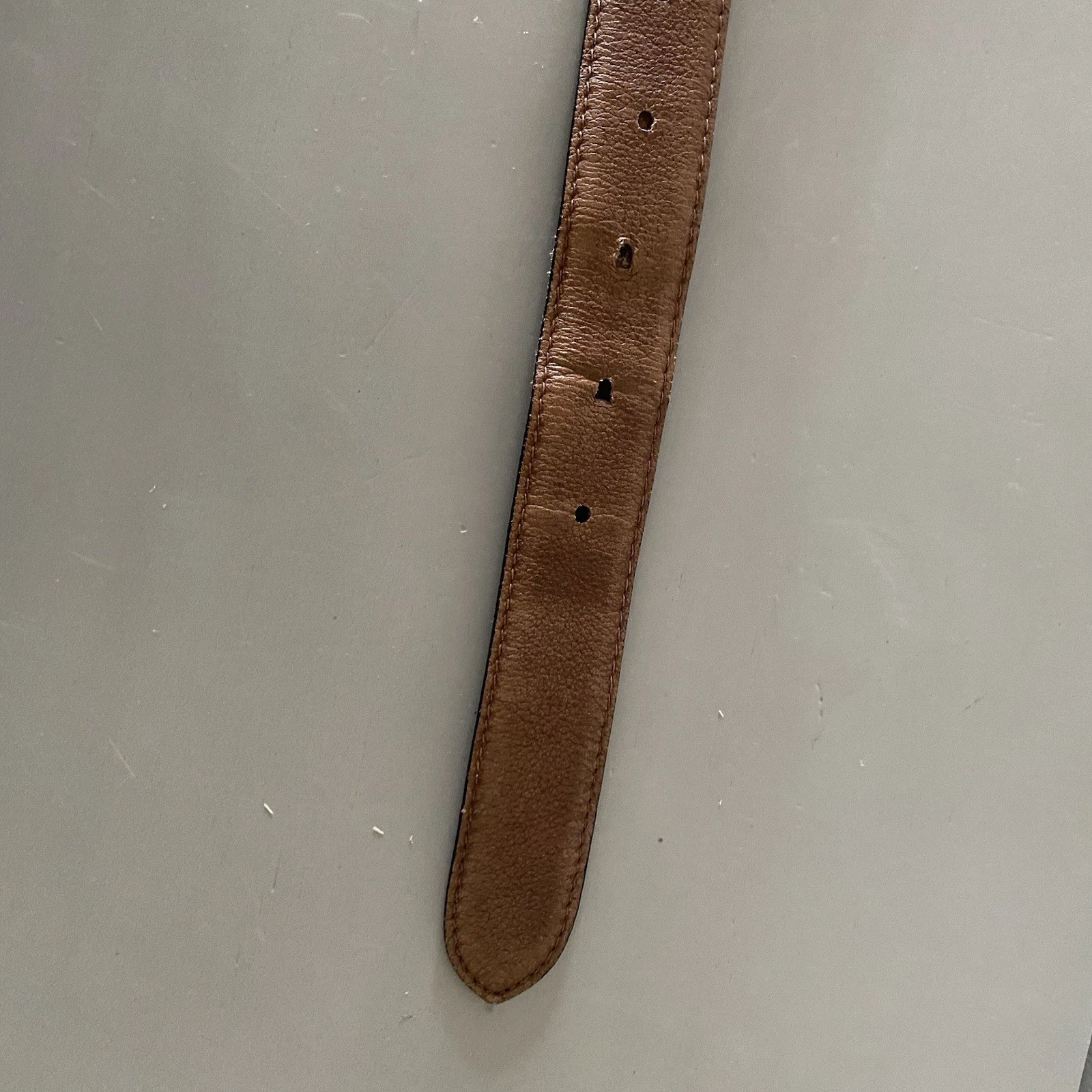 Cintura Gianni Versace in pelle di ciottoli nera larghezza 1" 44" Italia fibbia stile MCM