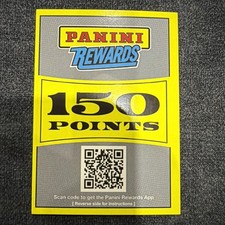 Panini Rewards 150 Points Redemption Card *UNUSED*