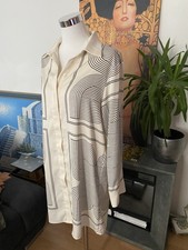 H&M Blusenkleid Gr. S Neu ohne  Etikett Beige...
