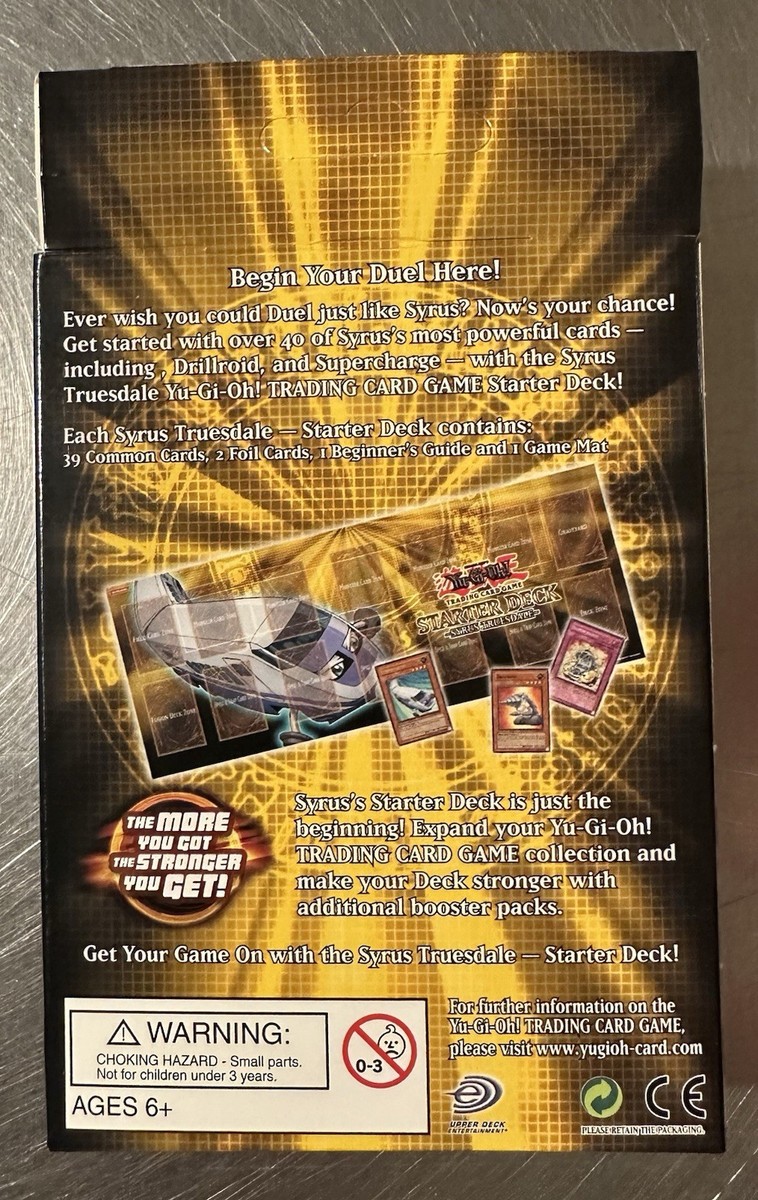 yugioh starter deck syrus truesdale Amazon.com: Yu-Gi-Oh! - Zure, Knight of Dark World (YSDS-EN008) - Starter  Deck Syrus Truesdale - Unlimited Edition main image 1