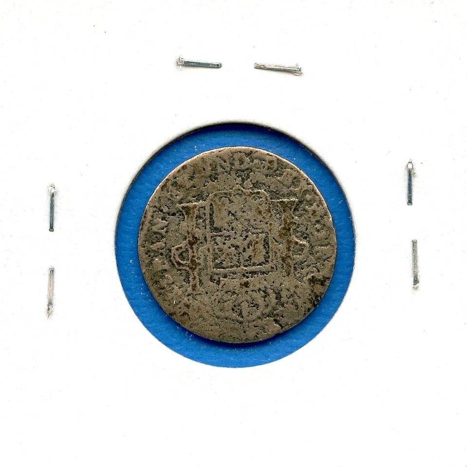 1808 Mexico 1 Real Silver Coin #13 Spanish Colonial Era King Charles Carlos IV - Image 2 of 3