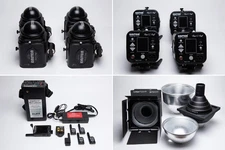 Paul C Buff Einstein 640 WS Complete Lighting Setup 4 lights with Extras