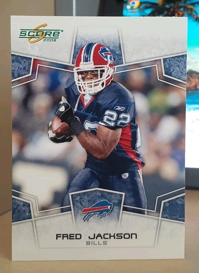 2008 FRED JACKSON SCORE *GLOSSY* ROOKIE RC BUFFALO BILLS COE COLLEGE SEAHAWKS