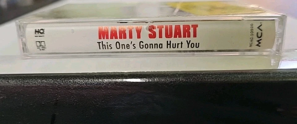 Marty Stuart - This One's Gonna Hurt You Cassette SEALED Hype MCA Cutout VTG - Image 4 of 4