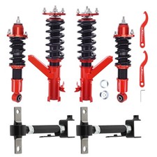Adjustable Coilovers Struts Camber Alignment Suspension For Honda Civic 01-05