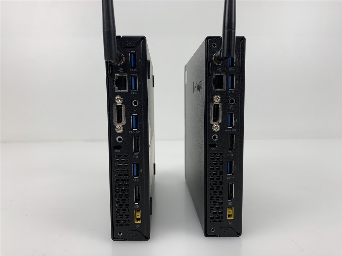 Lot of 2 - Lenovo ThinkCentre M700 Tiny 10HY i3-6100T 4GB RAM No