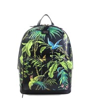 Preloved gucci Printed Leather Backpack Unise...