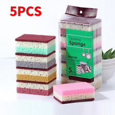 10Pcs/5Pcs-High Density Sponge Cleaning Cloth, Dishwashing Cloth, Non Greasy Kit
