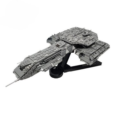 MOC Stargate Daedalus Spaceship Sci-Fi Building Blocks Kit for Adult Collectors