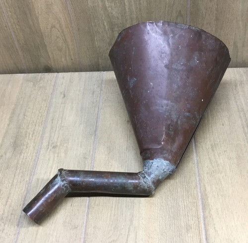 Vintage Hand Made Rustic Still Copper Funnel Primitive Moonshine……….[S9-1]