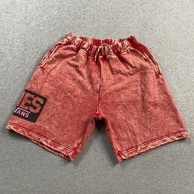 Vans Vault x Aries Shorts Mens Small Skater Streetwear Cotton Red MADE IN USA
