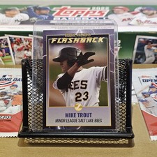 Mike Trout minor league Salt Lake Bees card. Rookie Phenoms Flashback. /2500.MLB