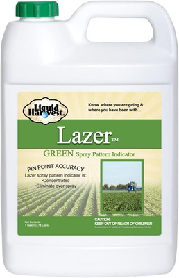 #ad #ad Liquid Harvest Lazer Green Concentrated Spray Pattern Indicator 1 Gallon $83.92