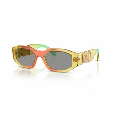 Versace Biggie VE4361 5530/1 Gradient Yellow/Red Green Sunglasses Authentic