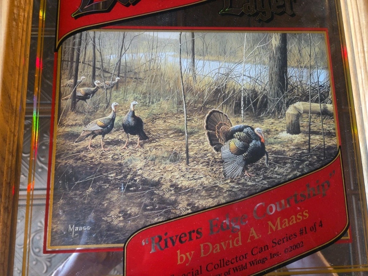 LaCrosse Lager Beer Mirror 2002 Turkey 1 Of 4 In WILDLIFE SERIES