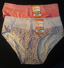 NWT Warner s No Pinching, No Problems Hipster Panties 2 Pairs Size L 7
