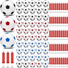 100 Pack Deflated Soccer Ball with Pump for Christmas Shoebox Gifts,Bulk Shoe...