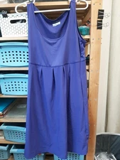 Columbia Womens Marakesh Maven Omni-Wick Omni-Shade Dress SZ L Purple