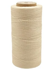 Waxed Thread, 328 Yards 150D 1MM Leather Sewing Thread for Beige #002