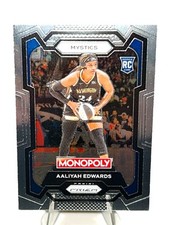AALIYAH EDWARDS 2024 PANINI WNBA PRIZM MONOPOLY ROOKIE CARD RC