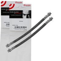 2X Brembo BremsschlÄUche Hinten Innen Beidseitig Passend FÜR CitroËN C-ELYSEE